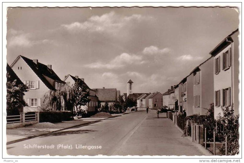 GERMANY - Schifferstadt, Sight On The Street, No Stamps, Year 1966 - Schifferstadt