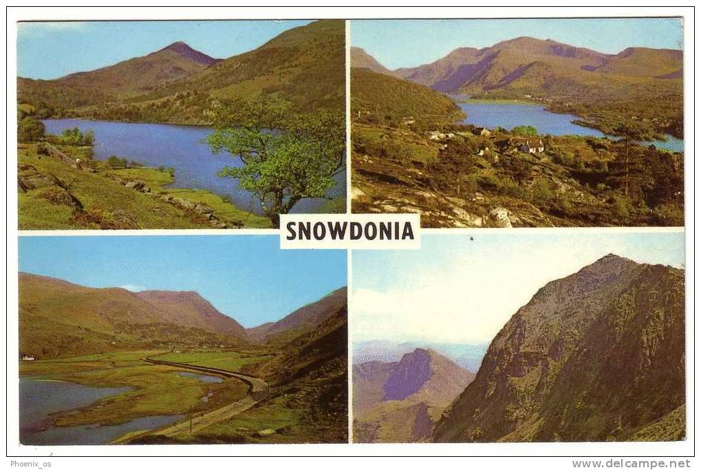 UNITED KINGDOM - Snowdonia, 4 Panoramas - Altri & Non Classificati