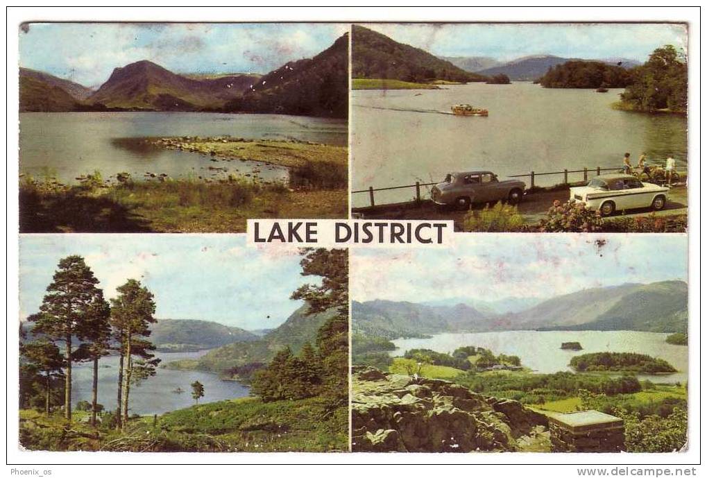 UNITED KINGDOM - Lake District, 4 Panoramas, Year 1973 - Other & Unclassified