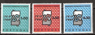 Portugal 1969 50Th Anniv ILO 50º Aniv Organização Internacional Trabalho MNH - OIT