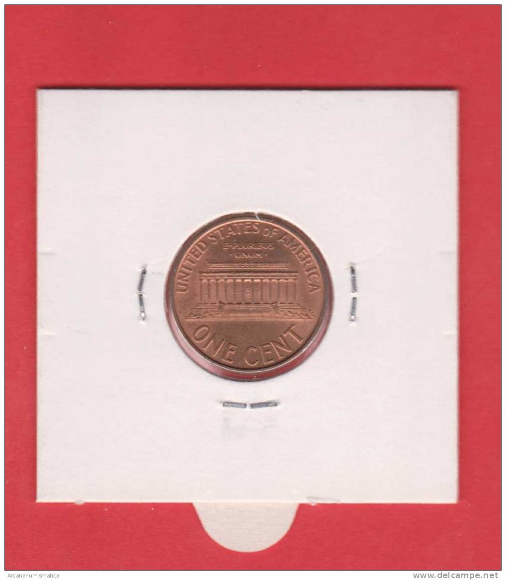 ESTADOS UNIDOS  1  CENTIMO  1.993  CU ZN-D KM#201    SC/UNC  DL-8675 - 1959-…: Lincoln, Memorial Reverse