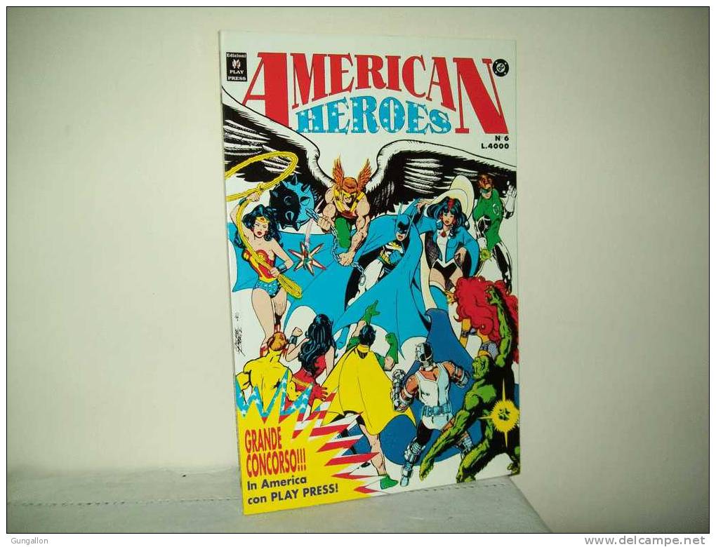 American Heroes(Play Press 1992) N. 6 - Super Eroi