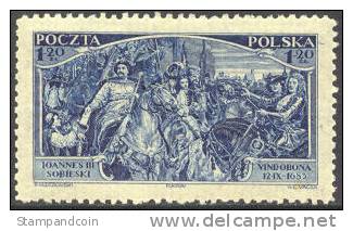 Poland 278 SUPERB Mint Hinged John III Sobieski From 1933 - Neufs