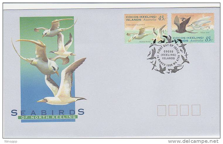Cocos Islands  -1995 Sea Birds  FDC - Isole Cocos (Keeling)