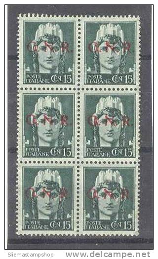 ITALY - 1944 BACKSIDE OVERPRINT - V2523 - Mint/hinged