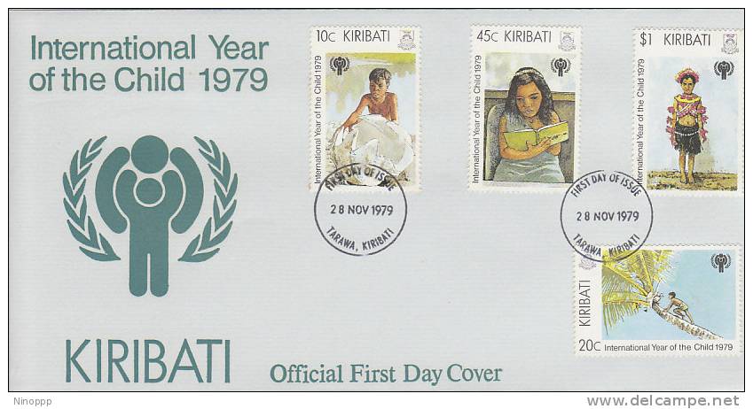 Kiribati-1979 International Year Of The Child  FDC - Kiribati (1979-...)
