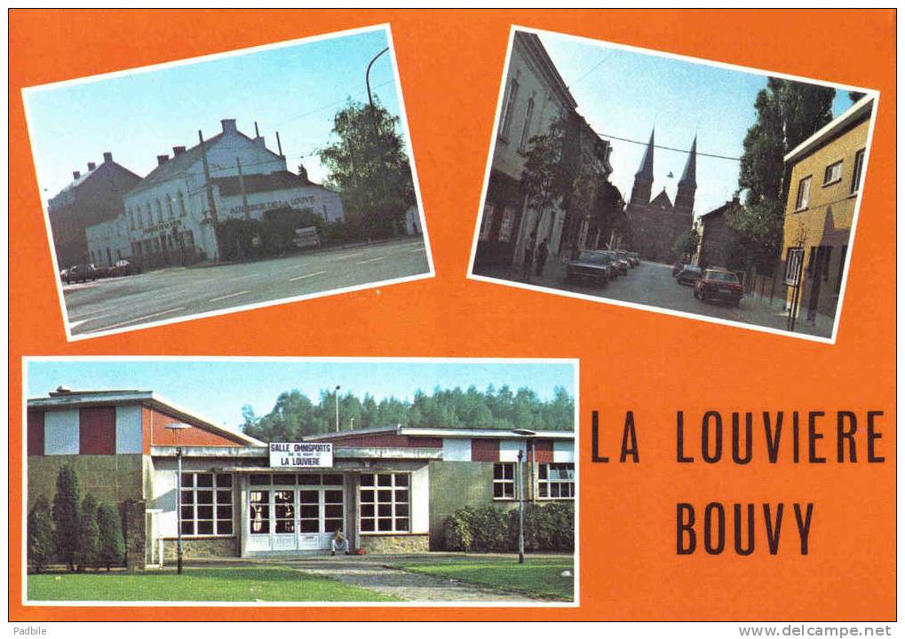 Carte Postale Belgique  La Louvière Bouvy Trés Beau Plan - La Louvière