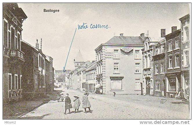 1-Bastogne-Luxembourg-Belgique-Animé-écrit,  Mais Pas Envoyé-1905circa. - Bastogne