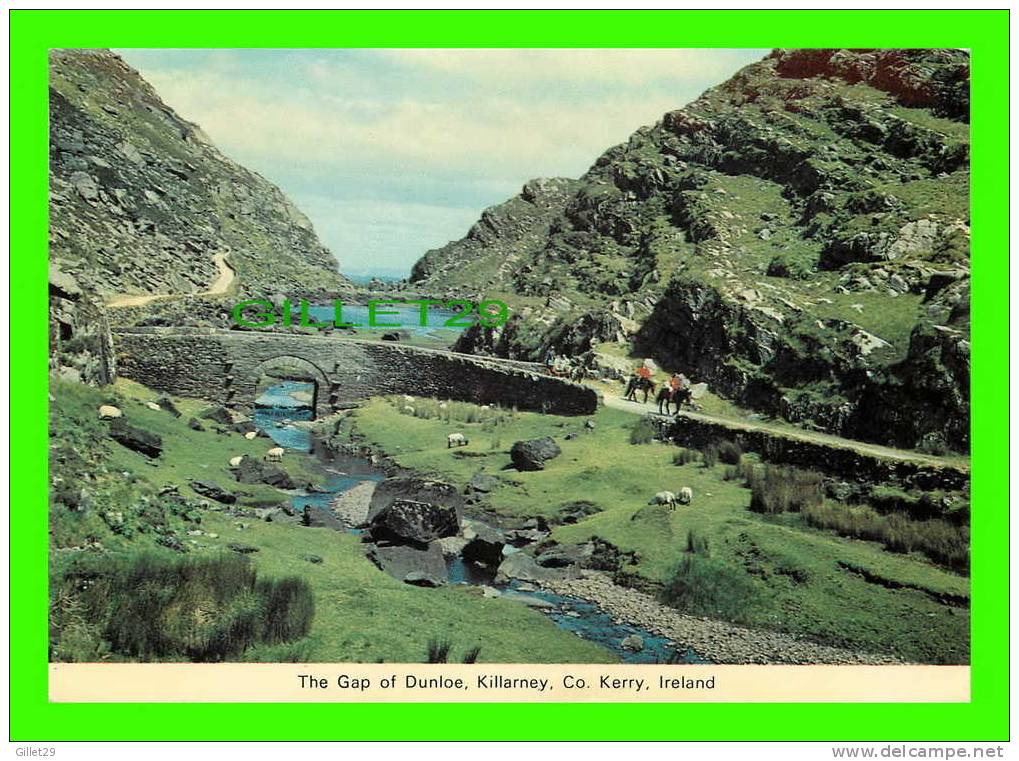 KILLARNEY, IRELAND - THE GAP OF DUNLOE - ANIMATED -  TRAVEL IN 1980 - - Kerry