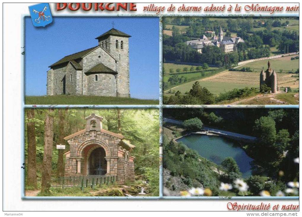 CP-81-Dourgne-village De Charme Adossé à La  Montagne Noire - Dourgne