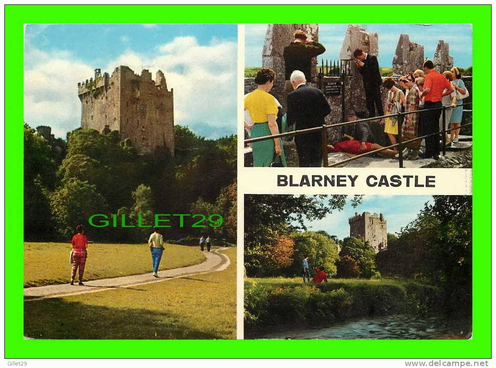 CORK, IRELAND - BLARNEY CASTLE - 3 MULTIVIEWS -  TRAVEL IN 1971 - - Cork