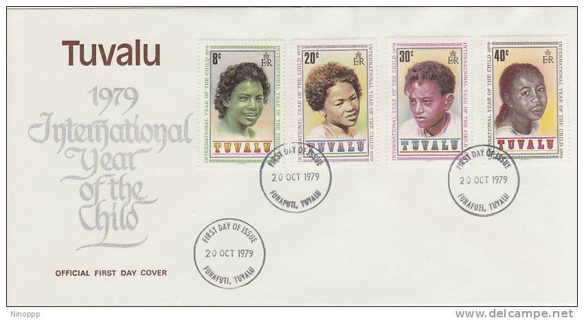 Tuvalu-1979 International Year Of The Child FDC - Tuvalu (fr. Elliceinseln)