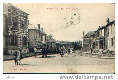 FOURMIES ""Rue Des Ruisseaux" - Ed. L.S. à Hautmont (1912) - Cachet Ambulant - Fourmies