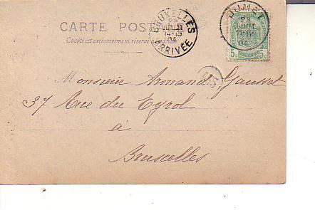 Cpa 1904 , Cavalière Et Petit Chien - Paardensport