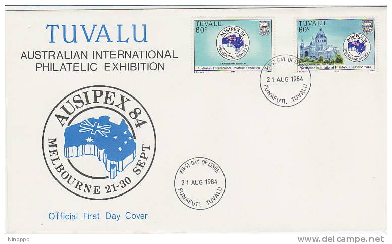 Tuvalu-1984 Ausipex Philatelic Exhibition FDC - Tuvalu (fr. Elliceinseln)