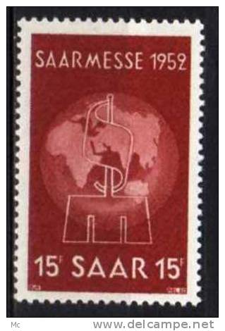 Sarre N° 304  * Neuf Avec Charnière - Unused Stamps