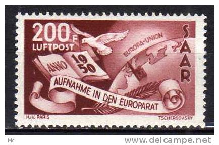 Sarre PA  N° 13 Luxe ** - Airmail