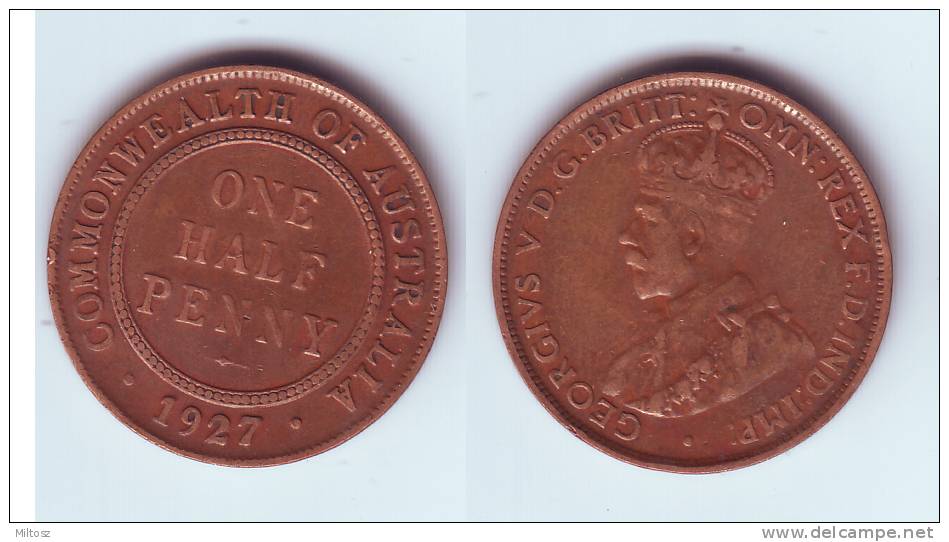 Australia 1/2 Penny 1927 - ½ Penny