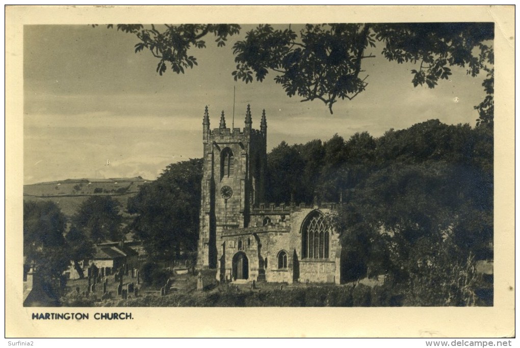 YHA - HARTINGTON CHURCH RP 1944  Db590 - Derbyshire
