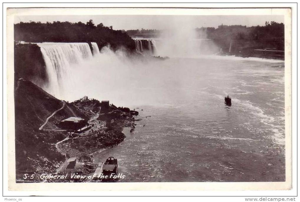 UNITED STATES - Niagara Falls, General View Of The Falls, Year 1951 - Buffalo