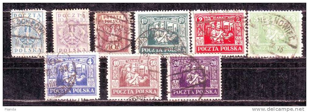 Poland 1922 Lott - Used Stamps