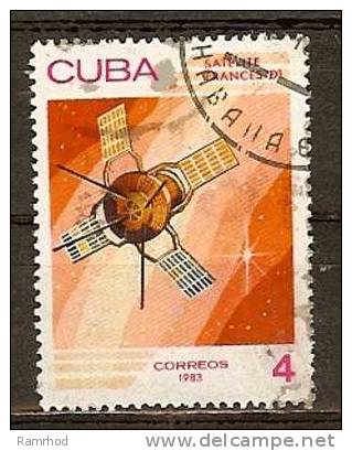 1983 Cosmonautics Day - 4c French D1 Satellite  FU - Used Stamps