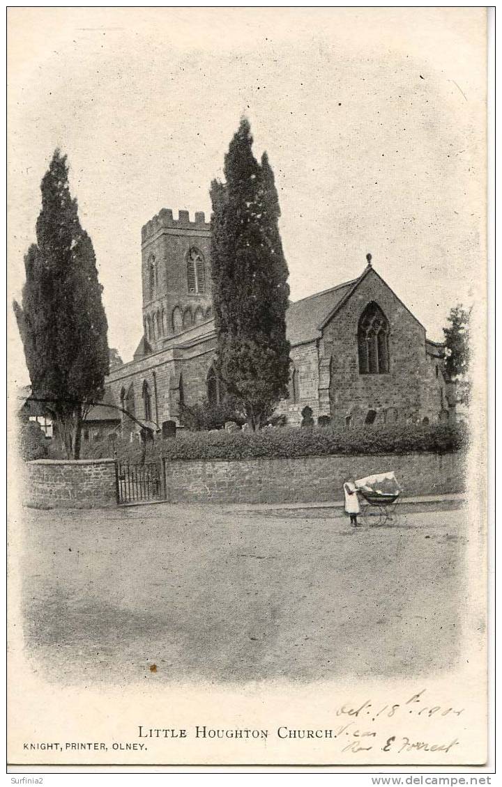 LITTLE HOUGHTON CHURCH 1904   N76 - Northamptonshire