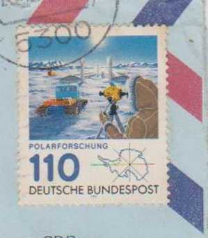Germany To India Air Mail,  Aerogramme, 1970 ? . Polar, Antarctica Research, Geology - Forschungsprogramme