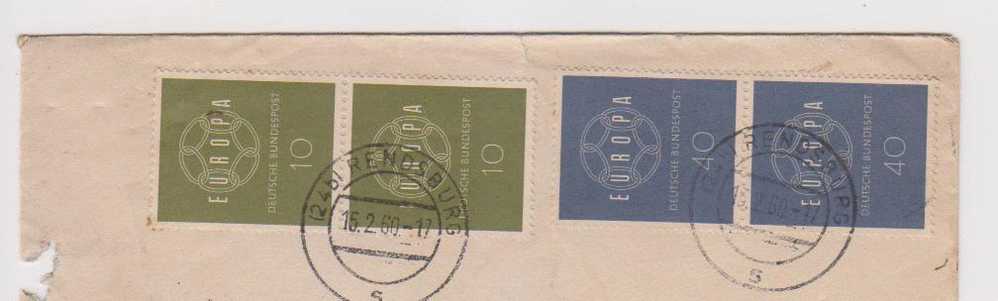 Germany  To India Air Mail Cover 1960, Europa - Institutions Européennes