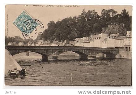 29 CHATEAULIN - Le Pont - La Montagne Du Chateau (Lavandiere) - Châteaulin