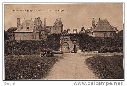 29 Environs De BRIGNOGAN - Entree Du Chateau De Kerjean (Automobile) - Brignogan-Plage