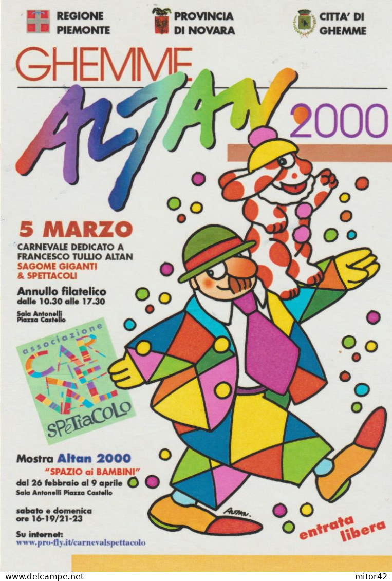 336-Carnevale Di FOIANO DEELA CHIANA-Carneval-Karneval-2000-Bollo Speciale Figurato - Carnival