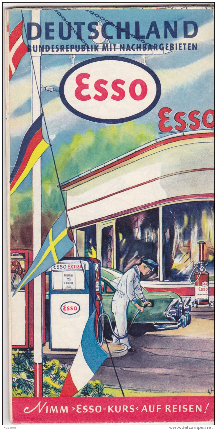 Carte Esso Deutschland 1959 - Karten/Atlanten