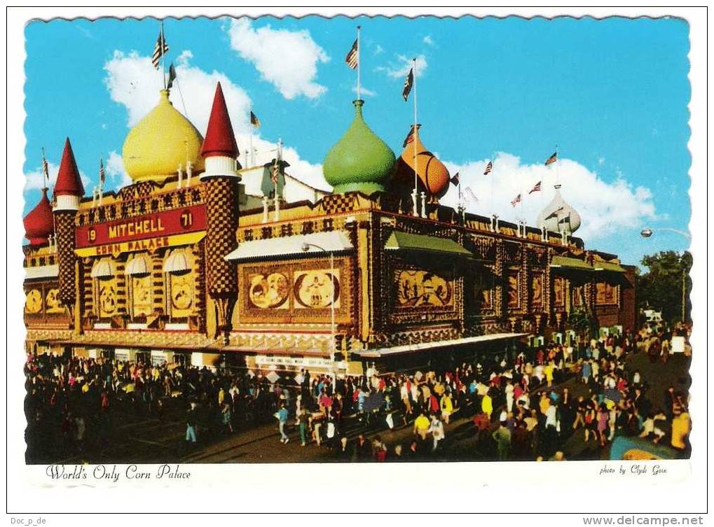 USA - World's Only Corn Palace - South Dakota - Andere & Zonder Classificatie