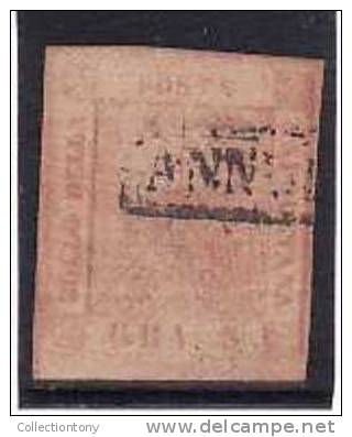 1858 - A.S.I. NAPOLI -  USATO - N.8 I TAVOLA - VAL.CAT. 110.00€ - Napels