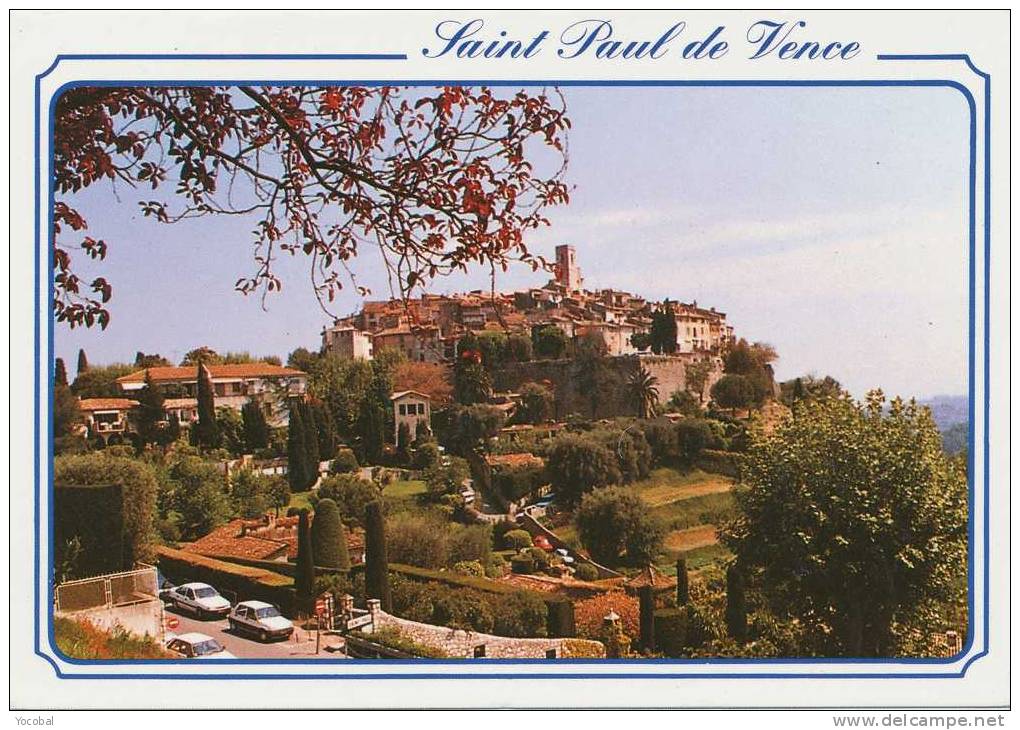 Cp , 06 , SAINT-PAUL-DE-VENCE , Vue Générale - Vence