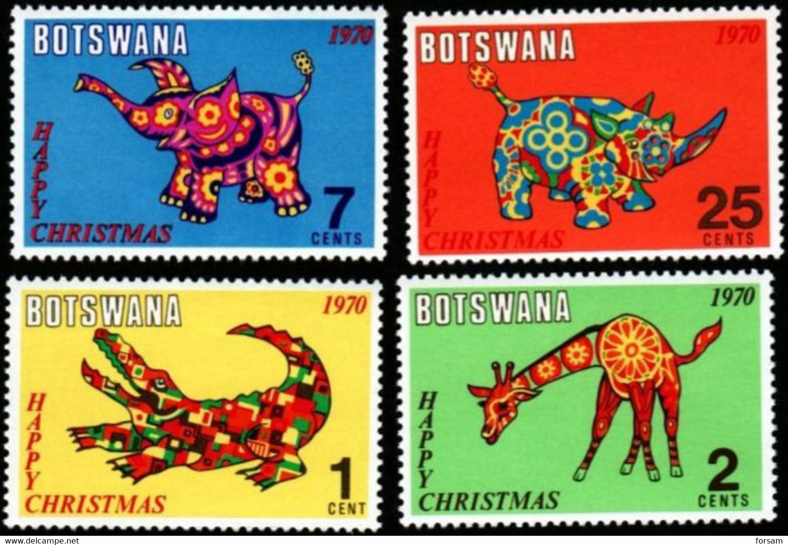 BOTSWANA..1970..Michel # 67-70...MNH. - Botswana (1966-...)