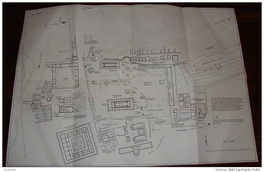 Map Of Olympia Deutsche Archäologisches Institut - Arqueología