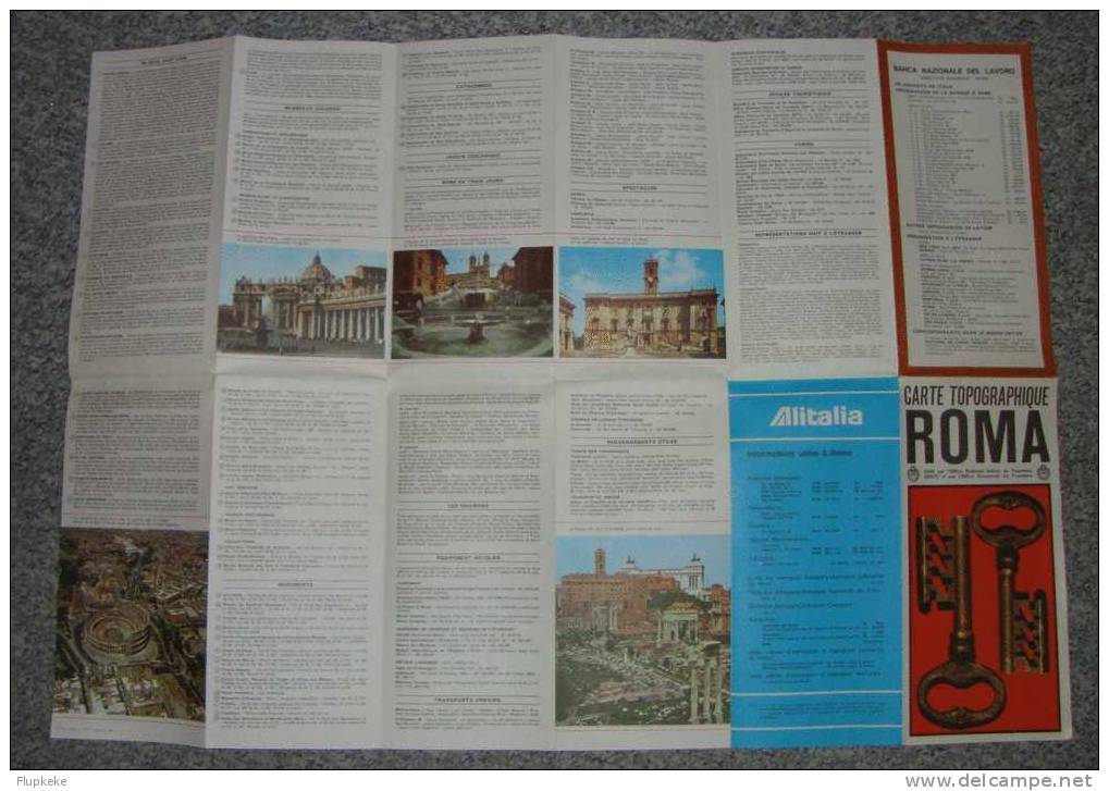 Carte Topographique Roma 1970 - Cartes/Atlas