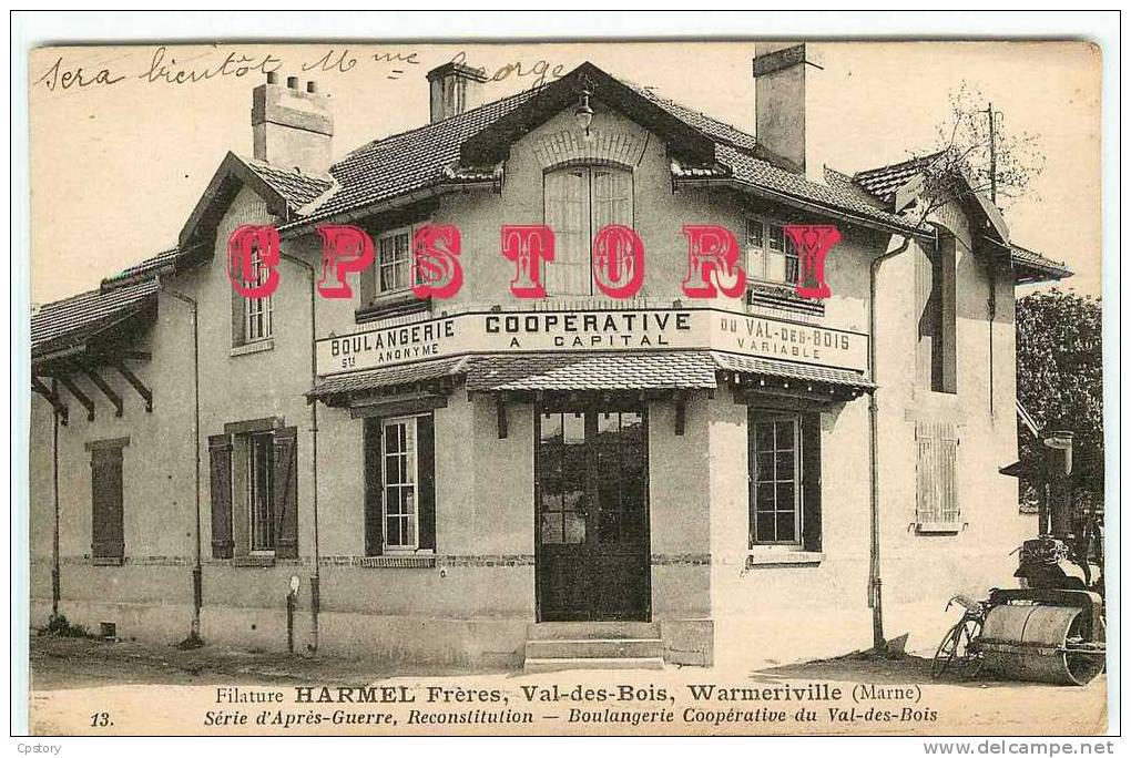 BOULANGERIE - BOULANGER à Vals Des Bois - Dos Scané - Winkels