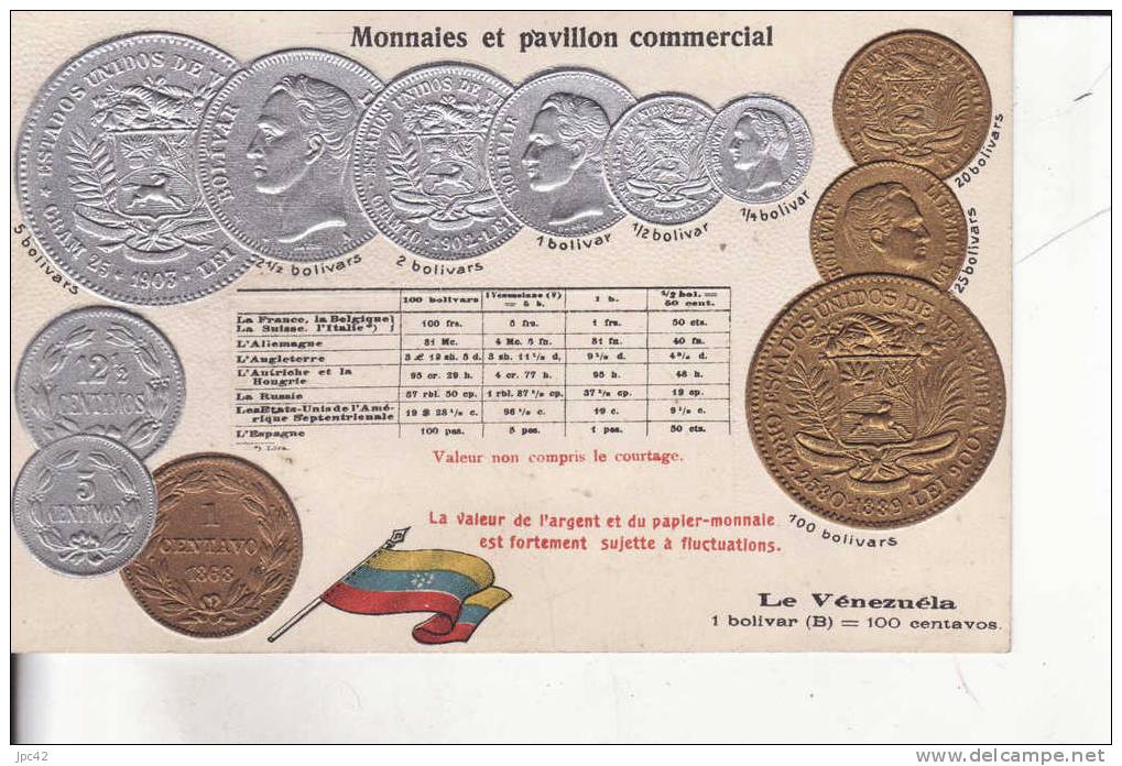 Venezuela - Monnaies (représentations)