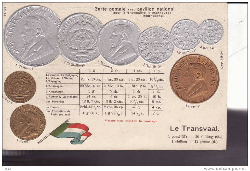 Transvaal - Monedas (representaciones)