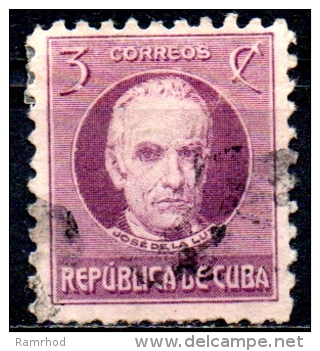 1917 La Luz - 3c Violet  FU - Used Stamps