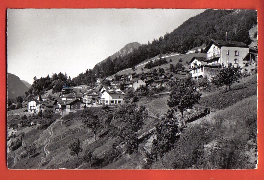 M482 Les Granges Sur Salvan. Vue Générale. Cachet Salvan 1957 Vers Lausanne.Gyger 14882 - Granges