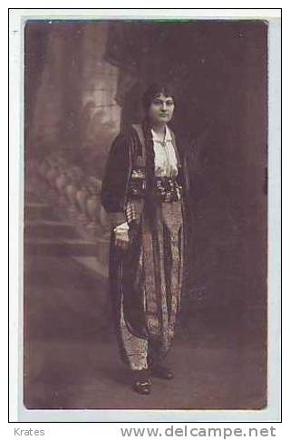 Postcard - National Costumes (Serbia) - Unclassified