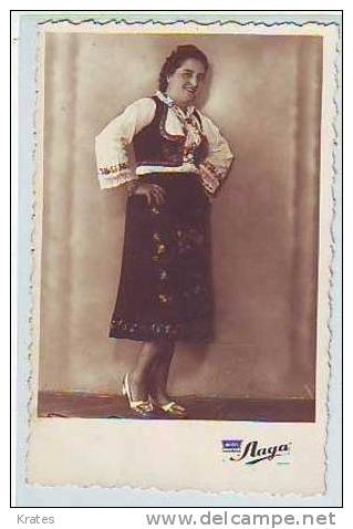 Postcard - National Costumes (Serbia) - Unclassified