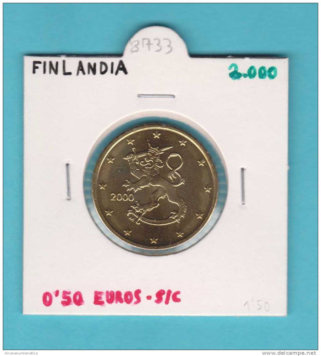 FINLANDIA   0,50€    2.000   SC/UNC     DL-8733 - Finland