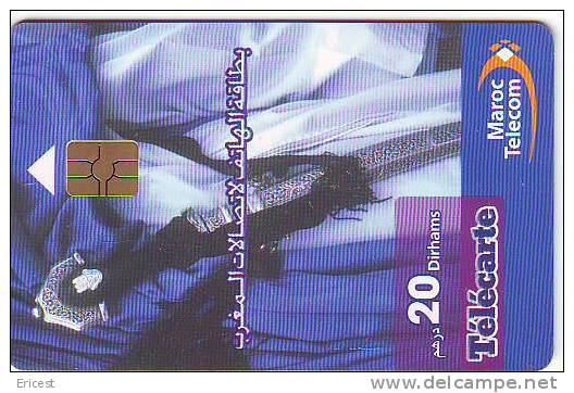 - MAROC TELECARTE 20 ETAT COURANT - Maroc