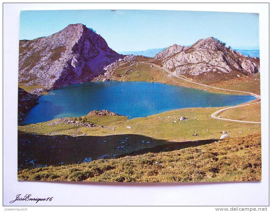 LAGO ENOL (ASTURIAS). VISTA GENERAL, VUE GENERALE, GENERAL VIEW. N° 114 - Asturias (Oviedo)