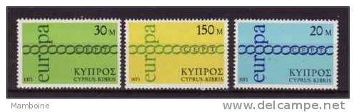 Chypre   EUROPA  1971  N°  351 . 53    Neuf  X - 1971